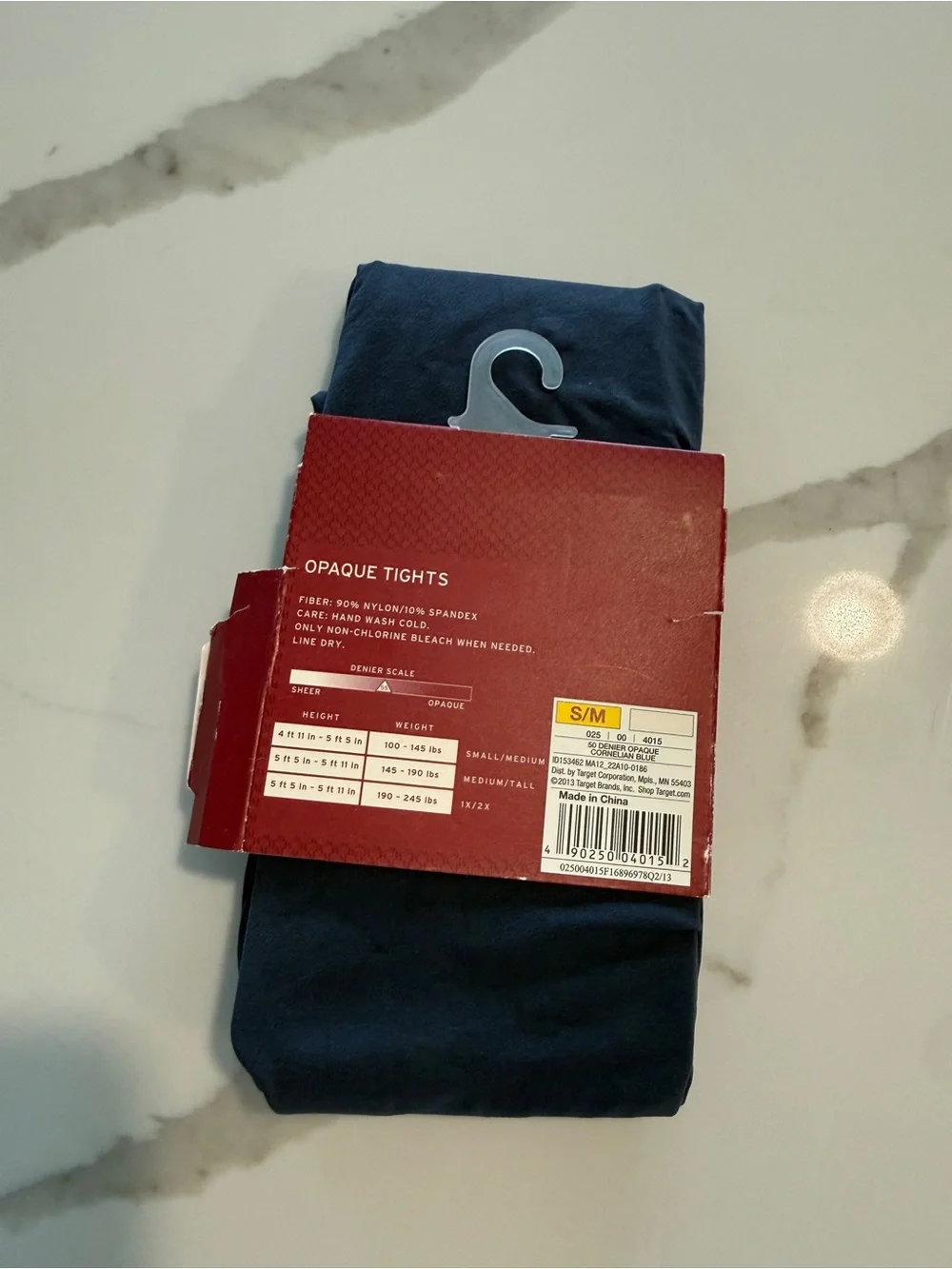 Merona Navy Opaque Tights